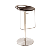 Lune Adjustable Swivel Leather Barstool Chair