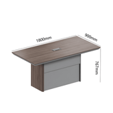 Maddok-A 1.8M Small Conference Meeting Table with Cable Management - Gavisco Office Furniture