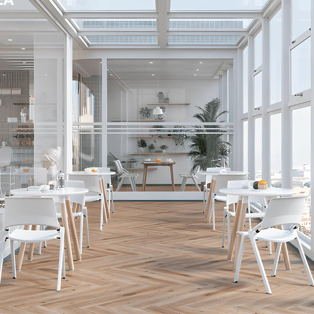 Mantis-C Modern Stackable Training Chair with Writing Board and Armrest - Gavisco Office Furniture