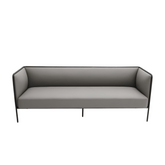 Max Three Seater Modern Minimalist Office Fabric Lounge Sofa - Gavisco Office Furniture