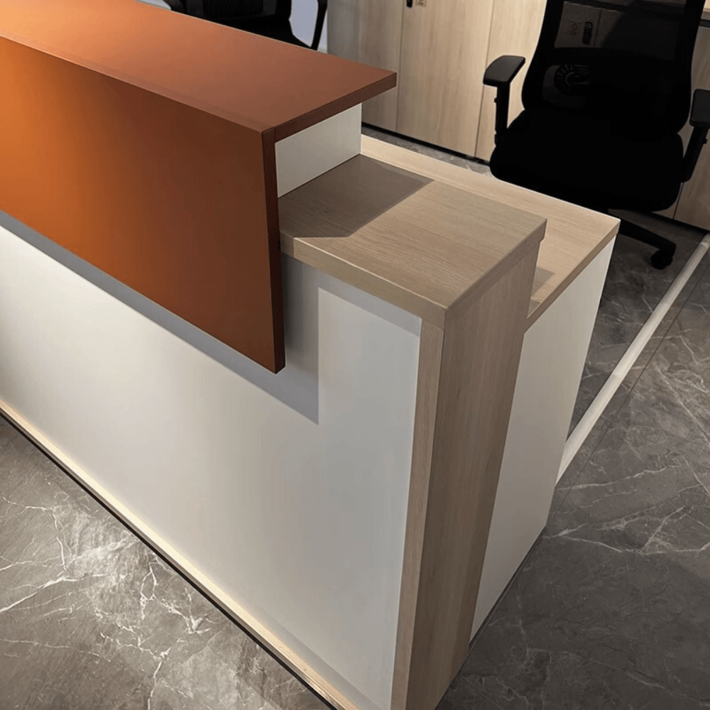 Memphis Wooden Office Reception Counter Desk - Gavisco Office Furniture