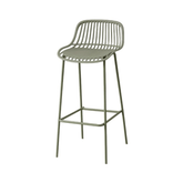 Mereth Modern Outdoor Plastic High Barstool