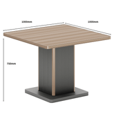 Miro 方型木質會議洽談桌