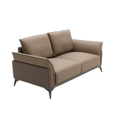 Monte Two Seater Modern Luxury Office Leather Lounge Sofa - Gavisco Office Furniture
