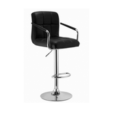 Noel Modern Leather Adjustable Swivel Barstool