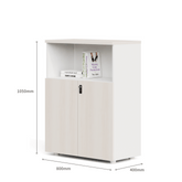 Norse-B 雙門木製辦公室儲物文件櫃連密碼鎖