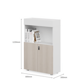 Norse-C 雙門木製辦公室花槽儲物文件櫃連密碼鎖