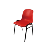 Note-A Metal Frame Stackable Plastic Chair