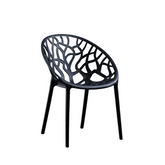 Oaknest Designer Hollow Stackable Outdoor Plastic Chair