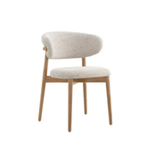 Oleandro 經典優雅實木布藝餐椅