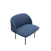 Oslo Single Seater Modern Fabric Office Lounge Sofa - Gavisco Office Furniture