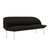 Oslo Three Seater Modern Fabric Office Lounge Sofa - Gavisco Office Furniture