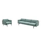 Outline Three Seater Minimalist Deep Seat Office Lounge Sofa - Gavisco Office Furniture