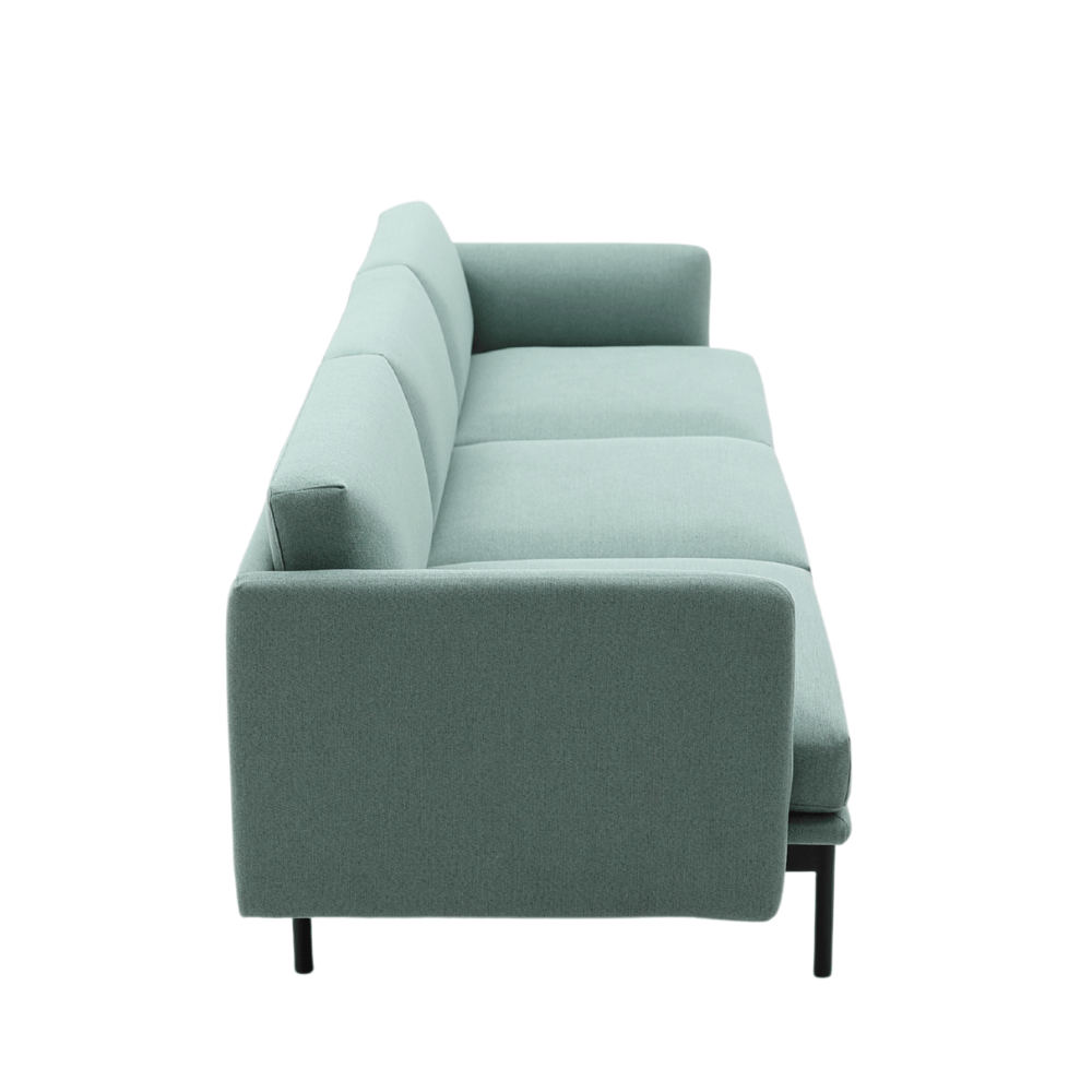 Outline Three Seater Minimalist Deep Seat Office Lounge Sofa - Gavisco Office Furniture