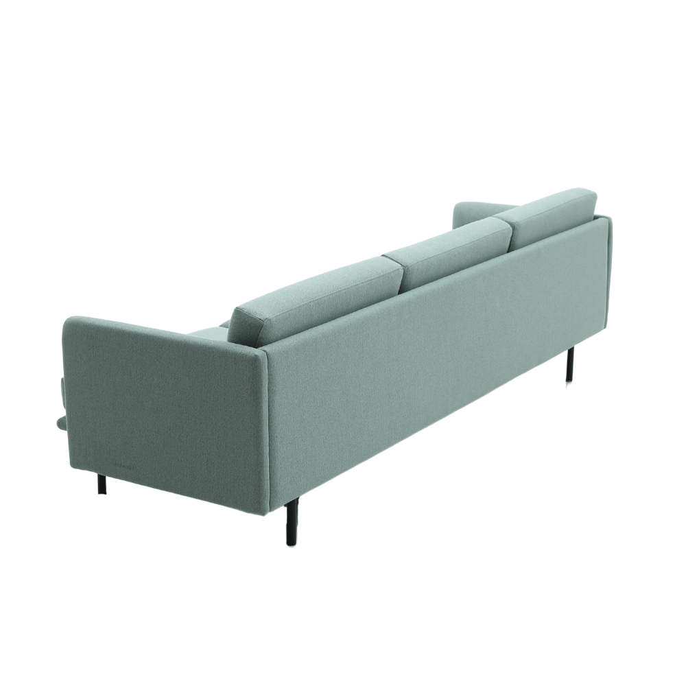 Outline Three Seater Minimalist Deep Seat Office Lounge Sofa - Gavisco Office Furniture