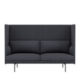 Outline Two Seater Acoustic Privacy Lounge High Back Sofa Booth - Gavisco Office Furniture