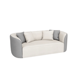 Oval Two Seater Modern Office Curved Lounge Sofa - Gavisco Office Furniture