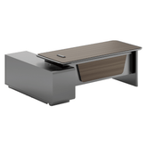 Pinnacle-C Modern Office Advance Executive Desk with Side Return Cabinet