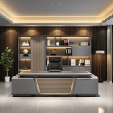 Pinnacle 奢華現代風烤漆老闆檯大班桌