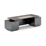 Pinnacle 奢華現代風烤漆老闆檯大班桌