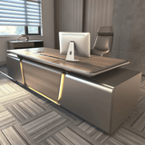 Pinnacle 奢華現代風烤漆老闆檯大班桌