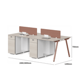 Pioneer2-B Metal Frame Office Desk Workstation with Storage Cabinet