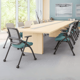 Power-B Double Back Stackable Training Chair with Wheels and Writing Board - Gavisco Office Furniture