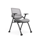Power-A Double Back Stackable Training Chair with Wheels and Armrest - Gavisco Office Furniture