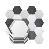 PP03 Hexagon Decorative PET Polyester Acoustic Wall Panel