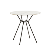 OT01 Minimalist Office Sintered Stone Round Coffee Side Table - Gavisco Office Furniture