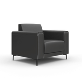 Reign Single Seater Leather Commercial Sofa
