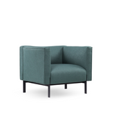 Revice Single Seater Modern Fabric Office Lounge Sofa - Gavisco Office Furniture