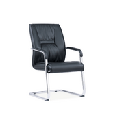 Ricci-V 中背辦公室弓形腳皮革會議櫈