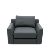 Royal Single Seater Modern Leather Office Commercial Lounge Sofa - Gavisco Office Furniture