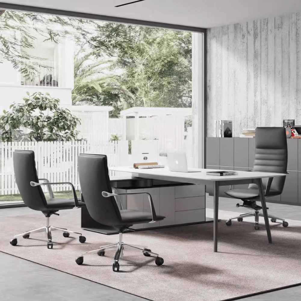 Sail High Back Office Leather Executive Chair - Gavisco Office Furniture