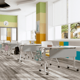 Sail 模組化辦公室活動工作摺檯培訓桌