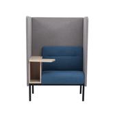 Santo Single Seater Acoustic Privacy Lounge High Back Sofa Booth - Gavisco Office Furniture