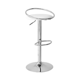 Saturn Modern Low Back Adjustable Swivel Barstool