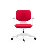 Shell Mid Back Small Fabric Swivel Office Chair