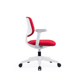 Shell Mid Back Small Fabric Swivel Office Chair