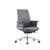 Shield-M Mid Back Genuine Leather Office Executive Chair - Gavisco Office Furniture