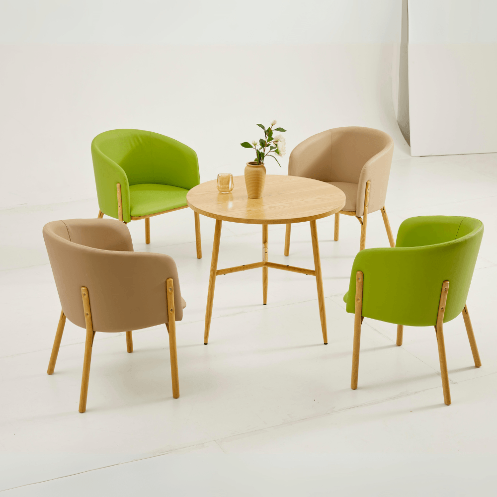 Silla Modern Leather Leisure Dining Room Side Armchair - Gavisco Office Furniture