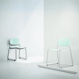 Slim Simple Plastic Stackable Training Chair - Gavisco Office Furniture