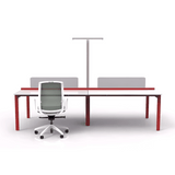 SMART Metal Frame Modular Office Double Row Workstation Desk - Gavisco Office Furniture