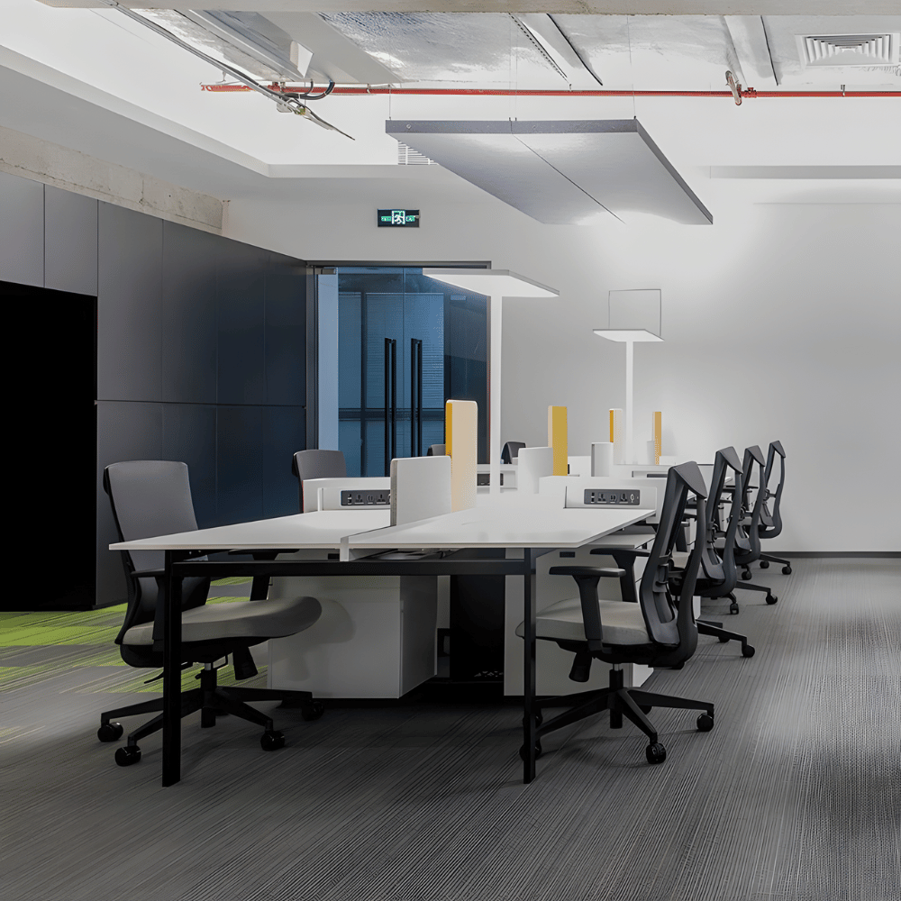 SMART Metal Frame Modular Office Double Row Workstation Desk - Gavisco Office Furniture