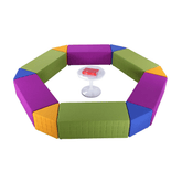 Snuggle Sectional Modular Lounge Sofa Pouf