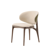 Solace 時尚皮革包覆實木餐椅