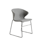 Span-B Modern Sled Base Dining Room Side Chair - Gavisco Office Furniture
