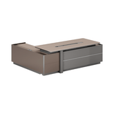 Stark-B Large Wooden Executive Desk with Side Return Cabinet