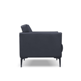 Stretch Single Seater Leather Office Lounge Sofa - Gavisco Office Furniture